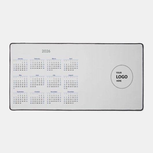 Logo personnalisé Calendrier 2026 (Recto)