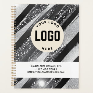 Logo personnalisé Carnet promotionnel, noir