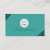 Logo personnalisé carte de visite moderne (Dos)