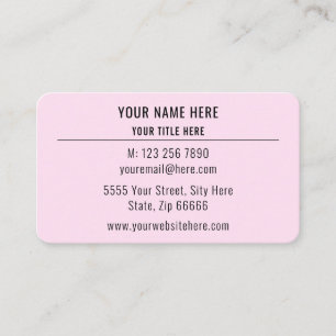 Logo personnalisé Carte de visite moderne - Vos co