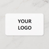 Logo personnalisé Carte de visite votre couleur et (Devant)