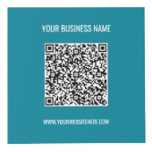 Logo personnalisé Code QR Code Modèle de cube prom (Droite)