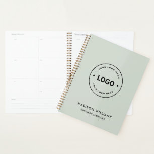 Logo personnalisé Entreprise QR Vert Sage