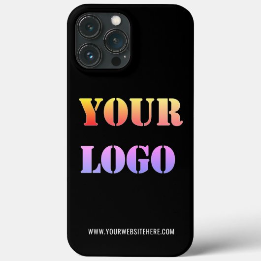 Logo personnalisé et coque iphone d'entreprise du (Verso)