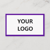 Logo personnalisé et couleurs Carte de visite prof (Devant)