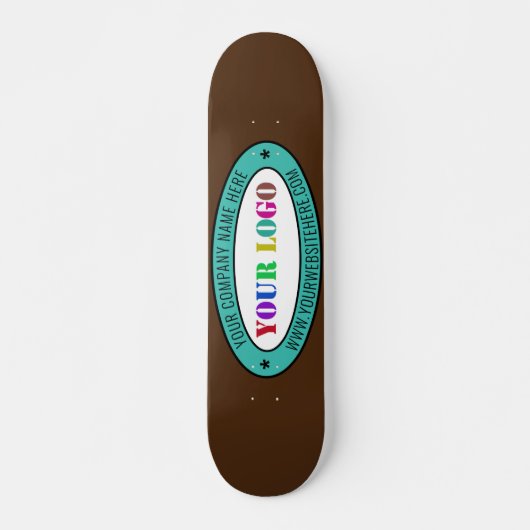 Logo personnalisé et Modèle de skateboard de socié (Devant)