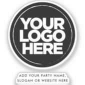 Logo personnalisé et Stickers promotionnels de tex (Recto)