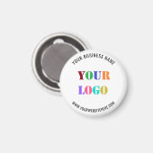 Logo personnalisé et texte promotionnel Magnets pr (Recto/Verso)