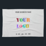 Logo personnalisé et texte serviette personnalisée<br><div class="desc">Couleurs et polices personnalisées - Votre logo et votre texte Promotionnel Entreprise Personnalisée - Ajouter votre logo - Image / Texte - Coordonnées - Téléphone ou E-mail / Site web - Redimensionner et déplacer ou supprimer / ajouter des éléments - image / texte avec outil de personnalisation. Choisissez / ajoutez...</div>