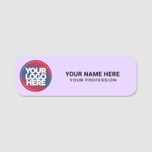 Logo personnalisé Étiquette employé magnétique ou