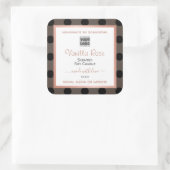 Logo personnalisé Étiquette pour l'emballage des p (Sac)