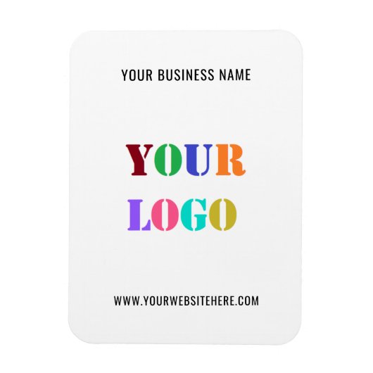 Logo personnalisé Magnet commercial promotionnel (Vertical)