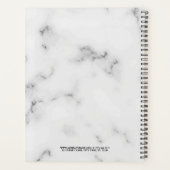 Logo personnalisé Marbre blanc professionnel (Dos)