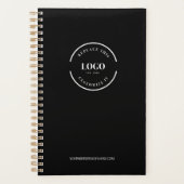 Logo personnalisé minimaliste simple en noir (Devant)