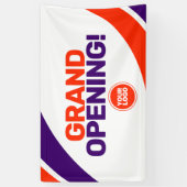 logo personnalisé modèle grand ouverture bannière  (Vertical)