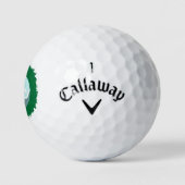 Logo personnalisé moderne balles de golf à cadre v (Logo)