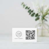 Logo personnalisé moderne et Carte de visite de co (Debout devant)