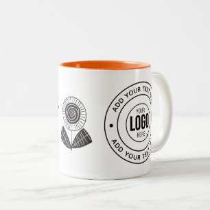 Logo personnalisé & Mug de texte personnalisé - Ca