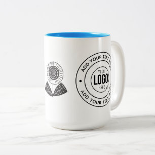 Logo personnalisé & Mug de texte personnalisé - Ca