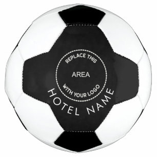 Logo personnalisé Nom de l'hôtel Blanc noir ou n'i