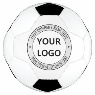 Logo Personnalisé Nom Site Web Soccer Ball Promoti