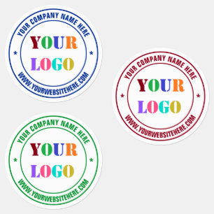 Logo Personnalisé Nom Site Web Timer Étiquettes Vo