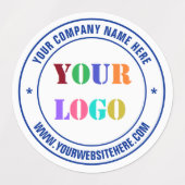 Logo Personnalisé Nom Site Web Timer Étiquettes Vo (Design 1)