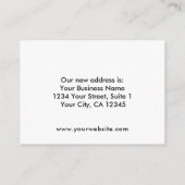 Logo personnalisé Nouvelle carte de Faire-part de (Dos)