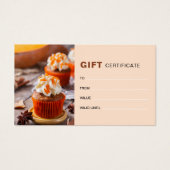 Logo Personnalisé Photo Automne Boulangerie d'auto (Devant)