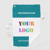 Logo personnalisé Photo et texte Golf Serviette de (En situation)