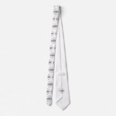 Logo personnalisé pour cravate d'entreprise sur me (Dos)