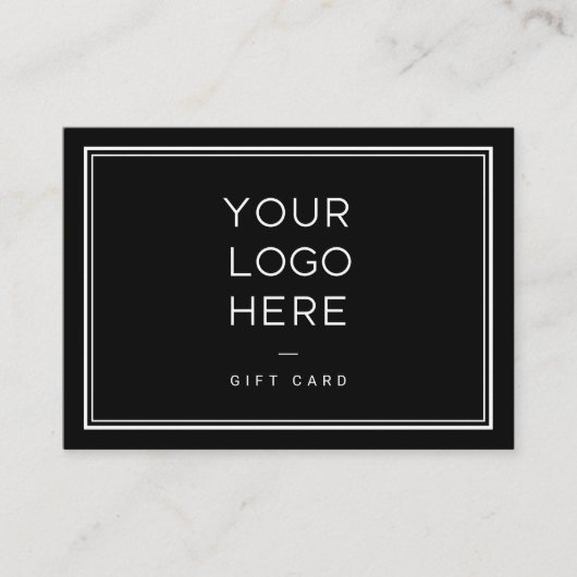 Logo personnalisé professionnel | Certificat cadea (Devant)