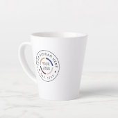Logo personnalisé promotion Latte Mug (Angle gauche)