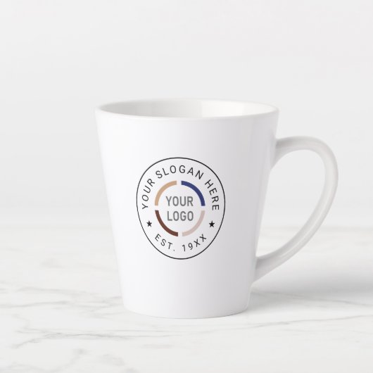 Logo personnalisé promotion Latte Mug (Droite)