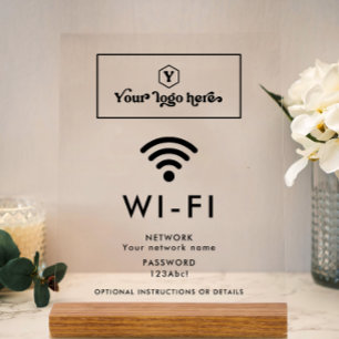 Logo personnalisé Réseau Wi-Fi & Mot de passe Déta