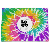 Logo personnalisé Sac d'achat papier Rainbow Crava (Devant)