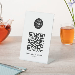 Logo personnalisé sans contact Panneau moderne Pié