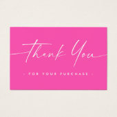 Logo personnalisé script manuscrit merci insérer (Devant)