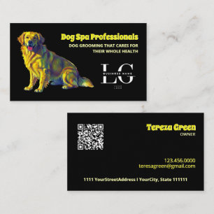 Logo Personnalisé Services Chien Carte de visite a
