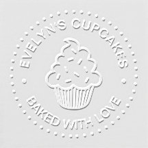 Logo Personnalisé Sweet Cupcake Embosser