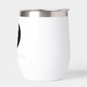 Logo personnalisé Texte d'entreprise Script noir (Gauche)