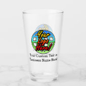 Logo personnalisé Verre à boire Aucune quantité mi (Devant)