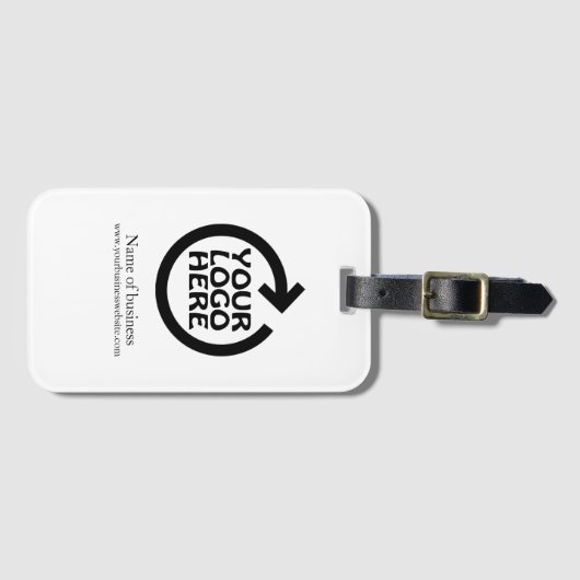 Logo persoonlijke bedrijven bagagelabel (Voorkant (horizontaal))