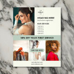 Logo Photo Business Marketing Vert<br><div class="desc">Présentez notre conception personnalisée de prospectus adaptée à votre petite entreprise! Avec de l'espace pour quatre photos accrocheuses,  votre flyer est sûr de capter l'attention. Customisez votre liste de services pour présenter ce que vous offrez,  et n'oubliez pas d'ajouter un titre pour toute offre spéciale ou promotion.</div>