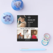 Logo Photo Business Marketing Zwart Flyer (Enkel)