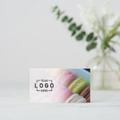 Logo photo Code QR Carte de visite (Debout devant)