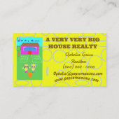 Logo photo immobilier classique Carte de visite pe (Dos)