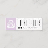 Logo photo moderne carte de visite (Devant)