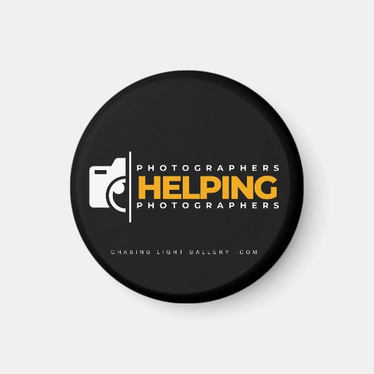 Logo 'PHP' | Magnet circulaire (Devant)