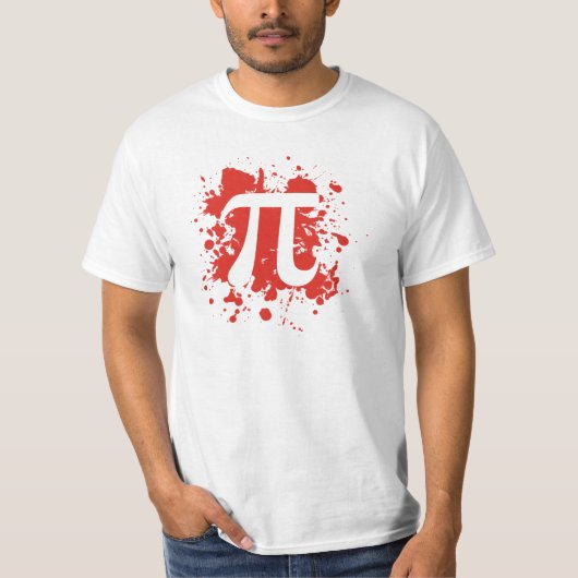 logo pi splatter t-shirt (Voorkant)